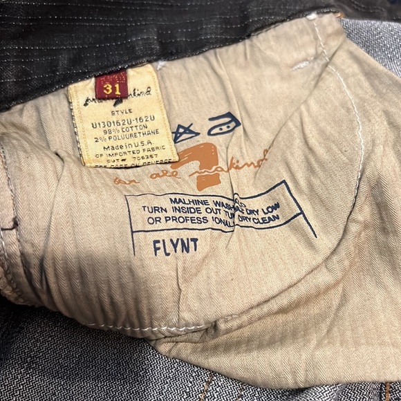 7 For Mankind Flynt Black A Pocket, Stone/Fabric Details; 31 - Picture 6 of 7